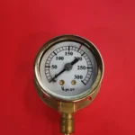 1 5/8" Redlined 180psi Flanged Pressure Gauge x 1