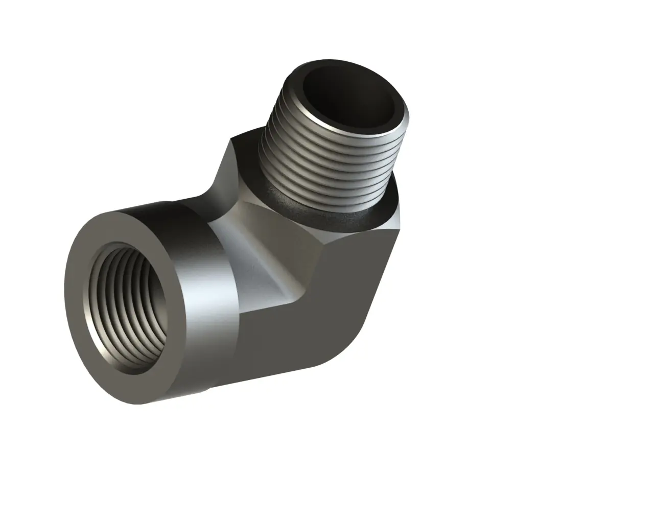 51205K274-M-F-Elbow-3-8-NPT.webp 51205K274- 3/8 8243; NPT Elbow Male to Female x 1 - Image 1