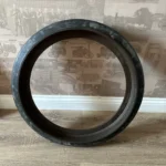 BU60101 - 6" Burrell vulcanised front wheel