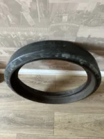 BU60101 - 6" Burrell vulcanised front wheel - Image 2
