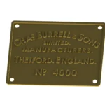 BS41323- LH Valve Cover Nameplate x 1