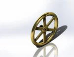 BU41518 Steering Wheel (Brass) x 1