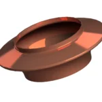 F61217- Spun Copper Chimney Cap X 1