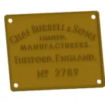 RL41323- LH Valve Cover Nameplate x 1