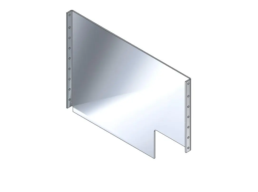 bu40736.webp BU40736- Tender Bunker Wall x1 - Image 1