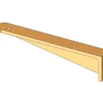 BU42323- Walk Board Bracket Hplate